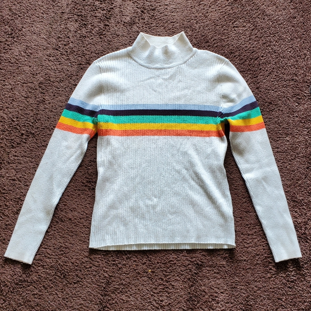 🧡 Mock-Neck Sweater 💚
